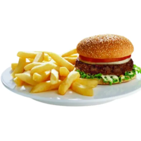 Beef Burger & Chips
