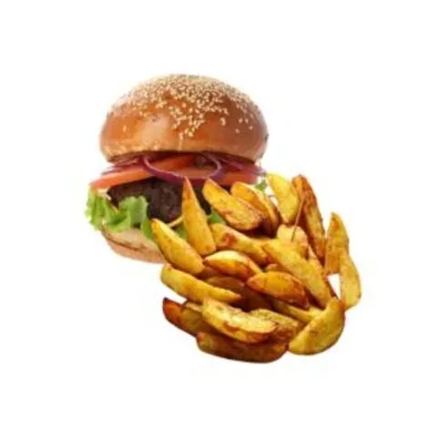 Beefburger & Wedges