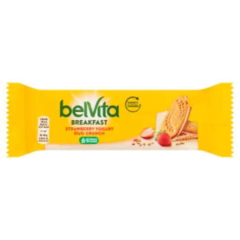 Belvita Breakfast Duo Crunch Strawberry Yogurt Biscuits 50.6g