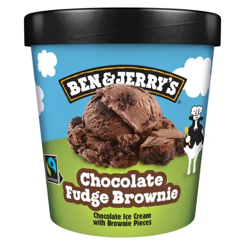 Ben & Jerry's Ice Cream Tub Chocolate Fudge Brownie 465ml