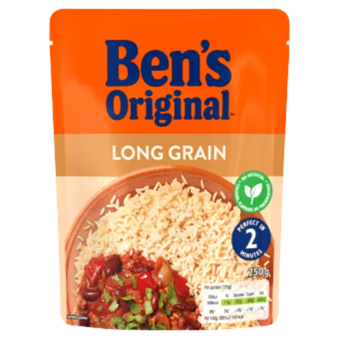 Bens Original Long Grain Microwave Rice 250g