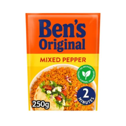 Ben's Original Mixed Pepper Microwave Rice 250g