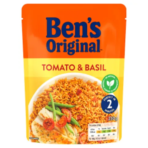 Ben's Original Tomato and Basil Microwave Rice 250g