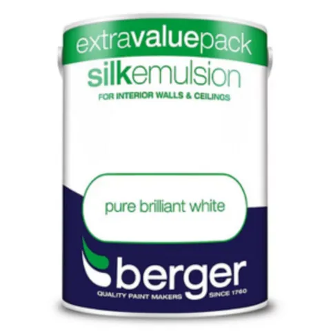 Berger Silk Emulsion White Paint 3L