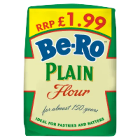 BE-RO PLAIN FLOUR PM£1.99 1.1KG