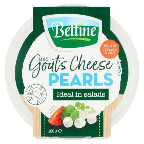Bettine Mild Goats Cheese Pearls 100g
