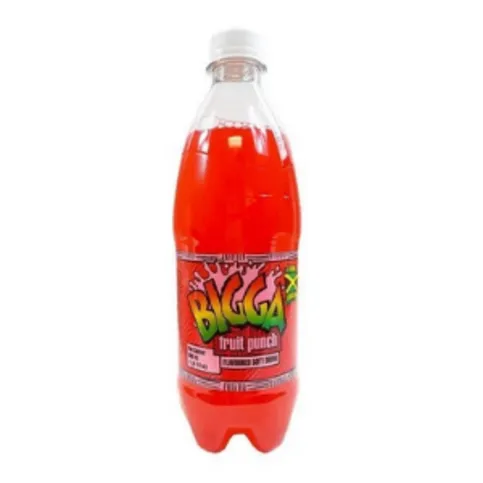 Bigga Fruit Punch Flavour Soft Drink 600ml