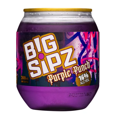 Big Sipz Purple Punch 200ml 14% ABV