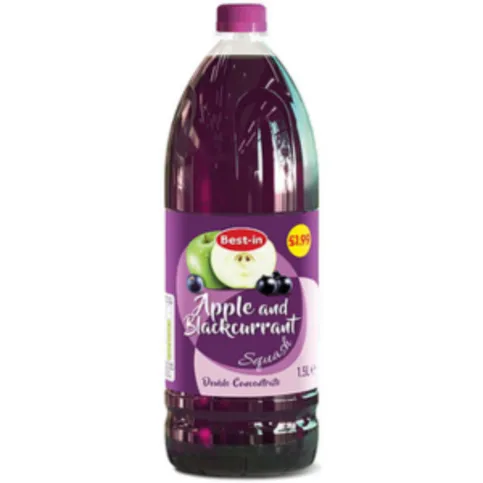 Best In Blackcurrent And Apple Cordial 1.5L