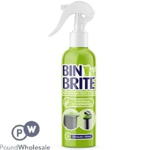 BIN BRITE CITRONELLA & LEMON  GRASS BIN ODOUR NEUTRALISER SPRAY 400ML