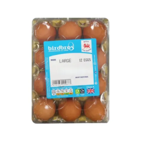 Birdbros Fresh Large Eggs 12 Pack