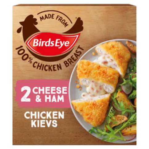 Birds Eye 2 Cheese & Ham Chicken Kievs 204g