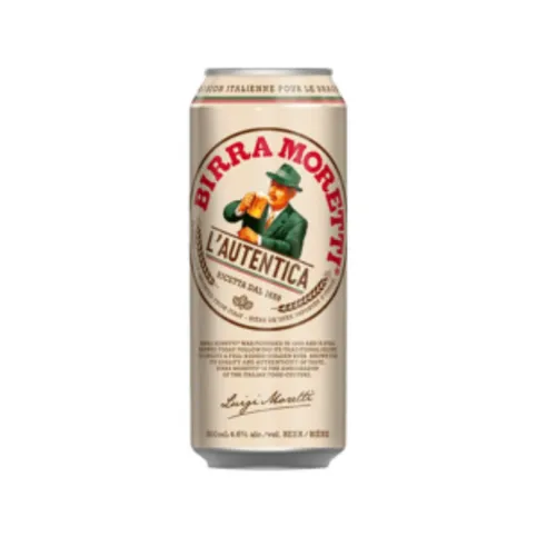 Birra Moretti Premium Lager Cans 440ml