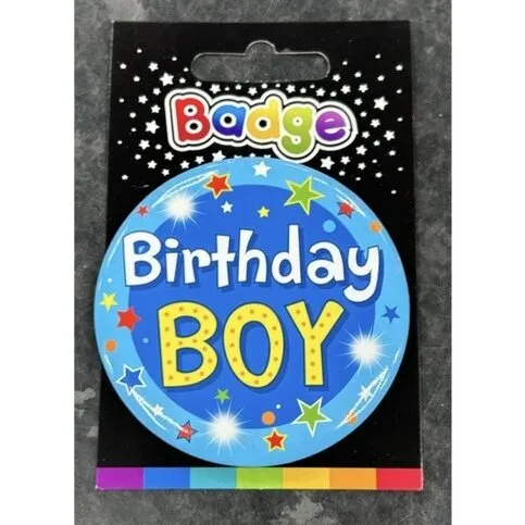 Birthday Boy Badge