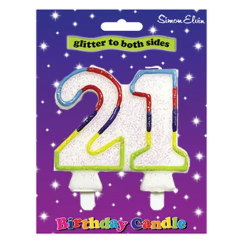 Birthday Candle Number 21