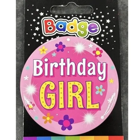 Birthday Girl Badge