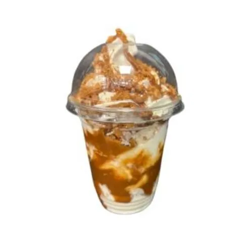 Biscoff Caramel Ice Cream Sundae
