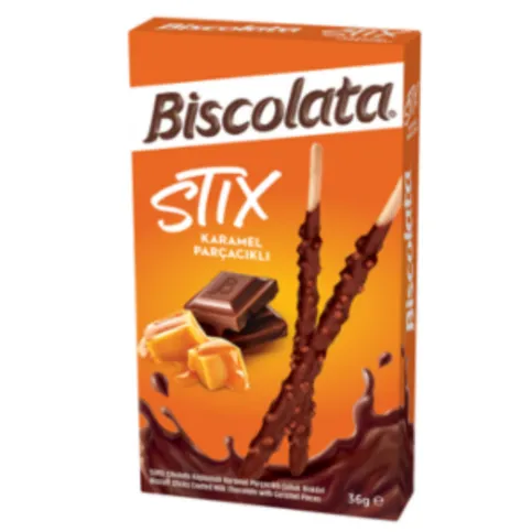 Biscolata Caramel Stix 36g