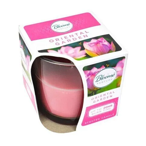 Bloome Scented Glass Jar Candle 20h Oriental Garden