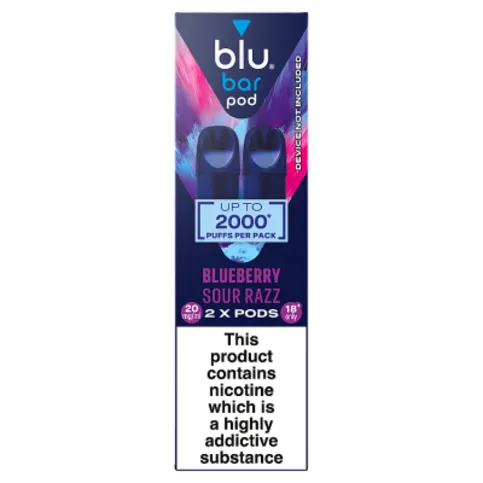 Blu Bar Blueberry Sour Raspberry Po 20mg