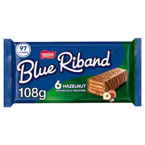 Blue Riband Hazelnut 6 x 18g (108g)