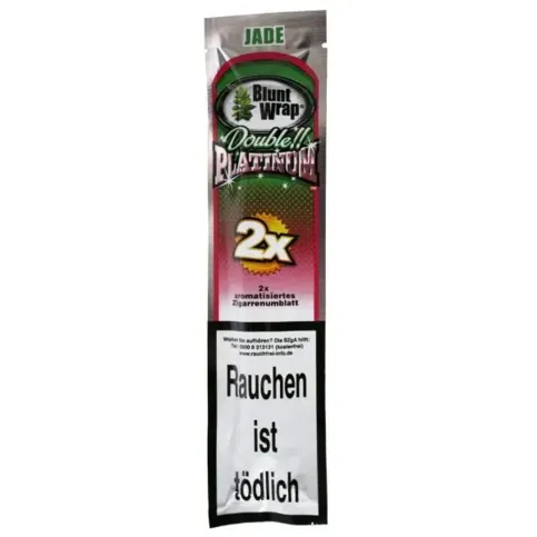 Blunt Wrap Double Wrap Jade 2 Pack