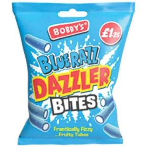 Bobby's Blue Razz Dazzler Bites 128g