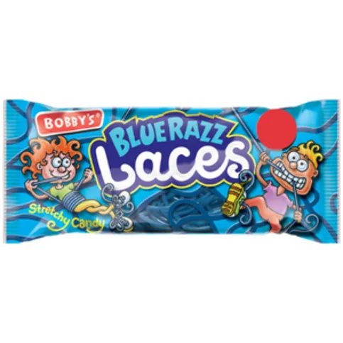 Bobbys Blue Razz Laces 38g