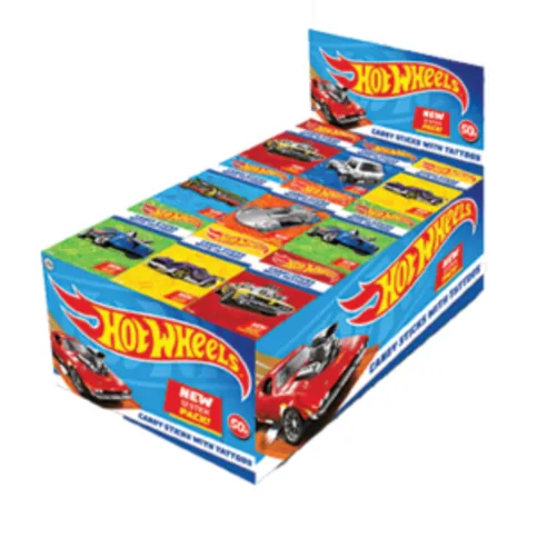 Bobby's Hot Wheels Candy Sticks with Tattoo (each)