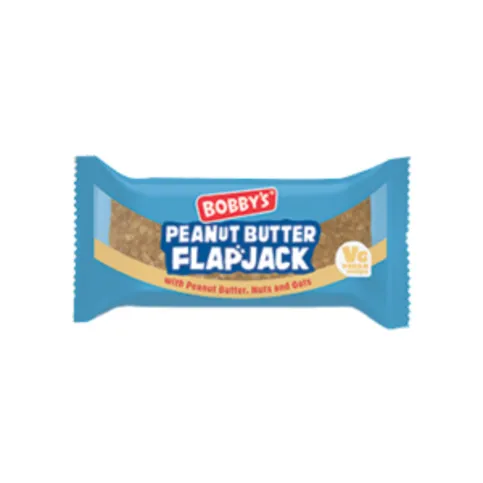 BOBBYS PEANUT BUTTER FLAPJACK 90G