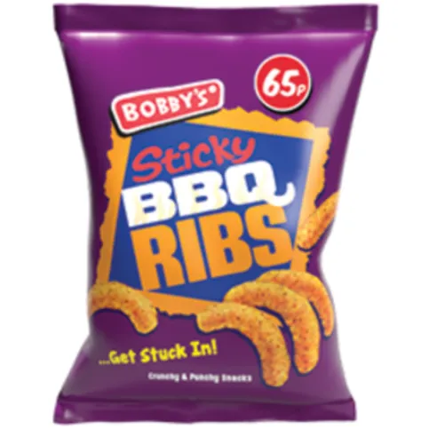 Bobbys Sticky BBQ Ribs 33g