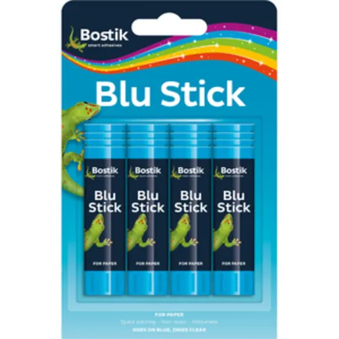 Bostik Blu Stick 4 Pack