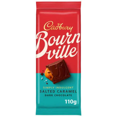 Bournville salted caramel chocolate block 