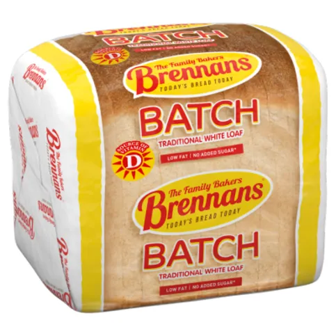 Brennans Batch White Loaf With Vitamin D 800g