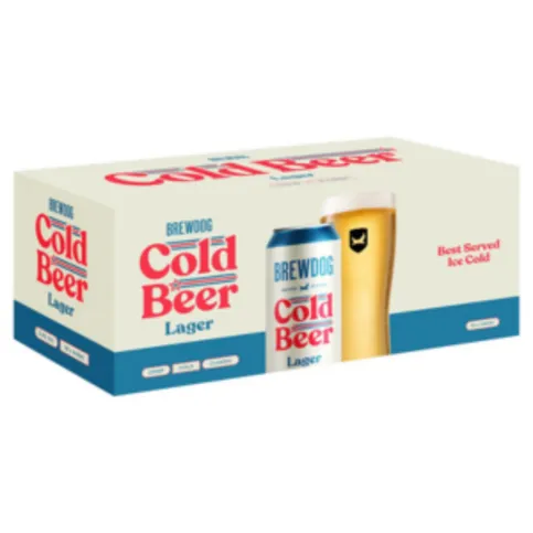 BrewDog Cold Beer Lager — 10 × 440ml