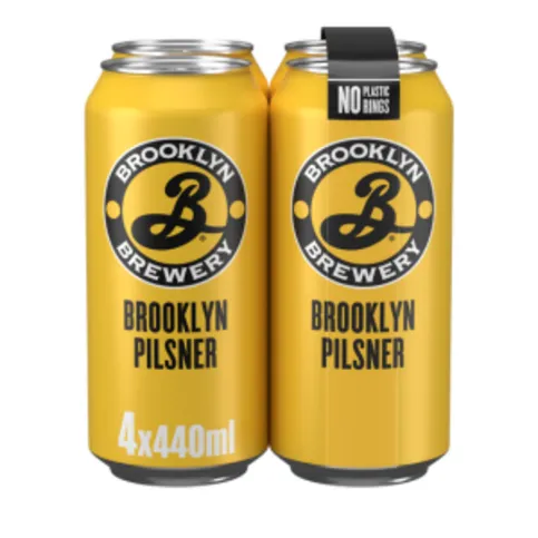 Brooklyn Brewery Brooklyn Pilsner Crisp Lager 4 x 440ml