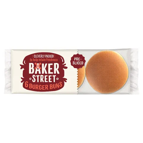 Baker Street Burger Buns 6 Pack