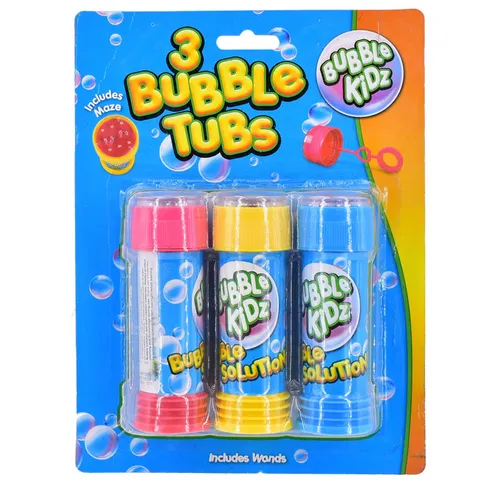 BUBBLE KIDZ 3 BUBBLE TUBS INCLUDES MAZE
