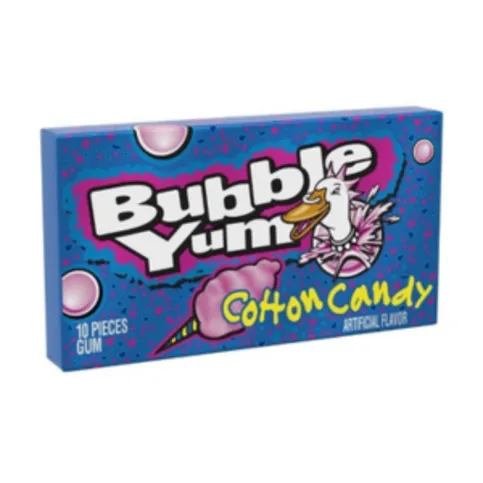 Bubble Yum Cotton Candy 10 Pack