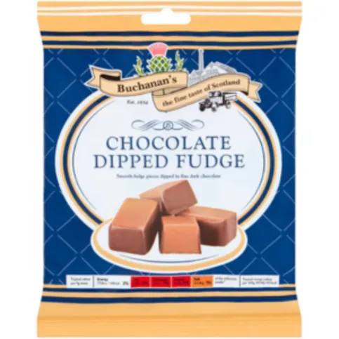 Buchanans Chocolate Dipped Fudge 150g