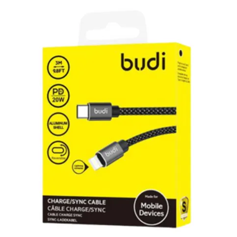 Budi 2m USB-C To Lightning Cable