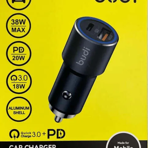 Budi Dual Car Charger 20W