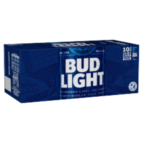 BUD LIGHT 3.4% ABV 10PK CANS (10X440ML)