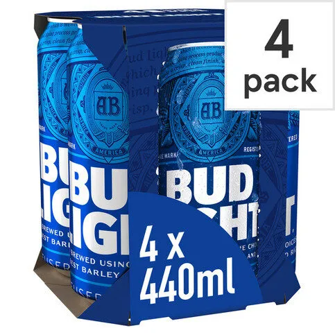 Bud Light, 4 x 440ml cans