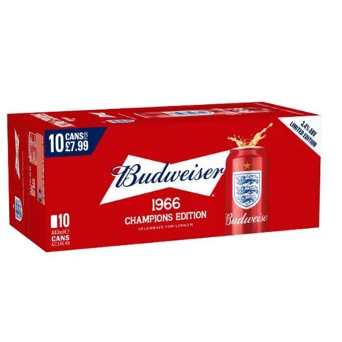 Budweiser 3.4% 10 x 440ml