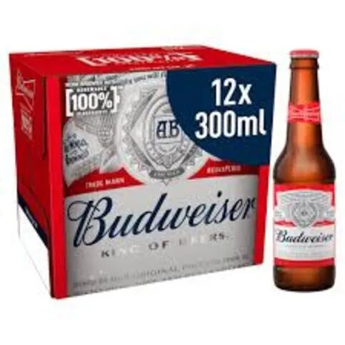 BUDWEISER 12 PACK BOTTLE