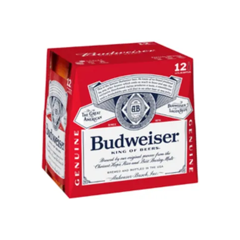 Budweiser 12 Pack (Bottle)