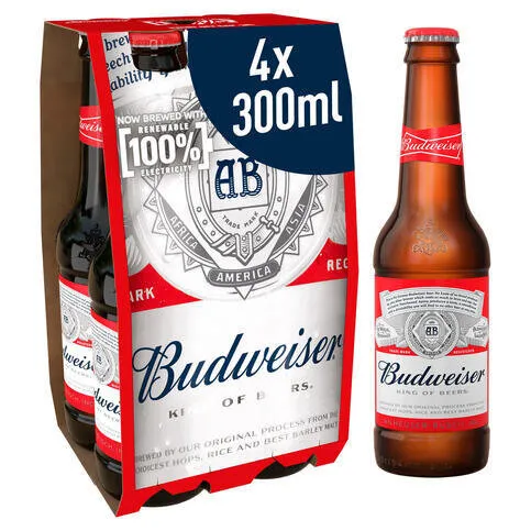 Budweiser 4 x 300ml