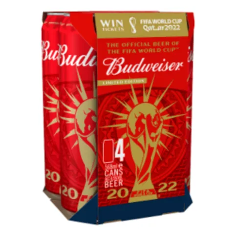 Budweiser Beer 4 x 568ml
