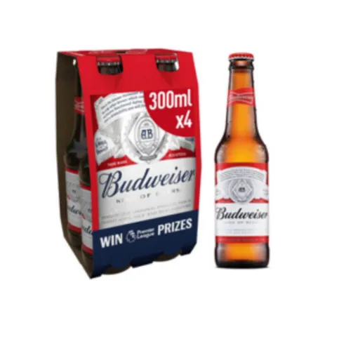 Budweiser Bottles 4 x 330ml